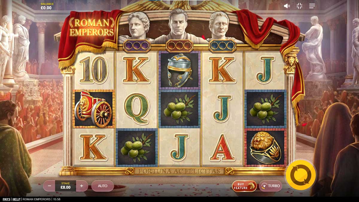 Roman Emperors slot machine game